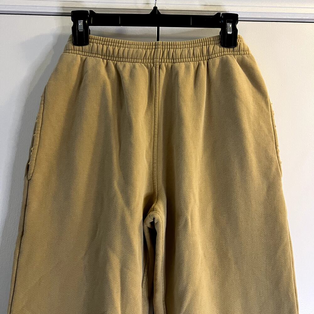 Yellow Label Yelabel jogger pants bodega pants size XS mustard yellow New - Picture 4 of 6